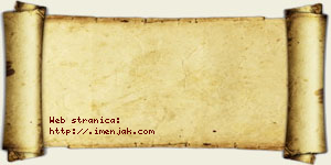 Hana Jović vizit kartica